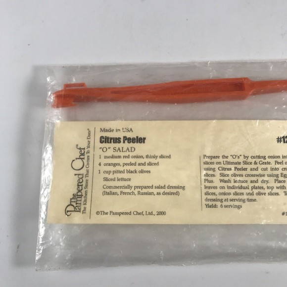 Pampered Chef Citrus Peeler #1260 Oranges Lemons Limes USA - Picture 5 of 8